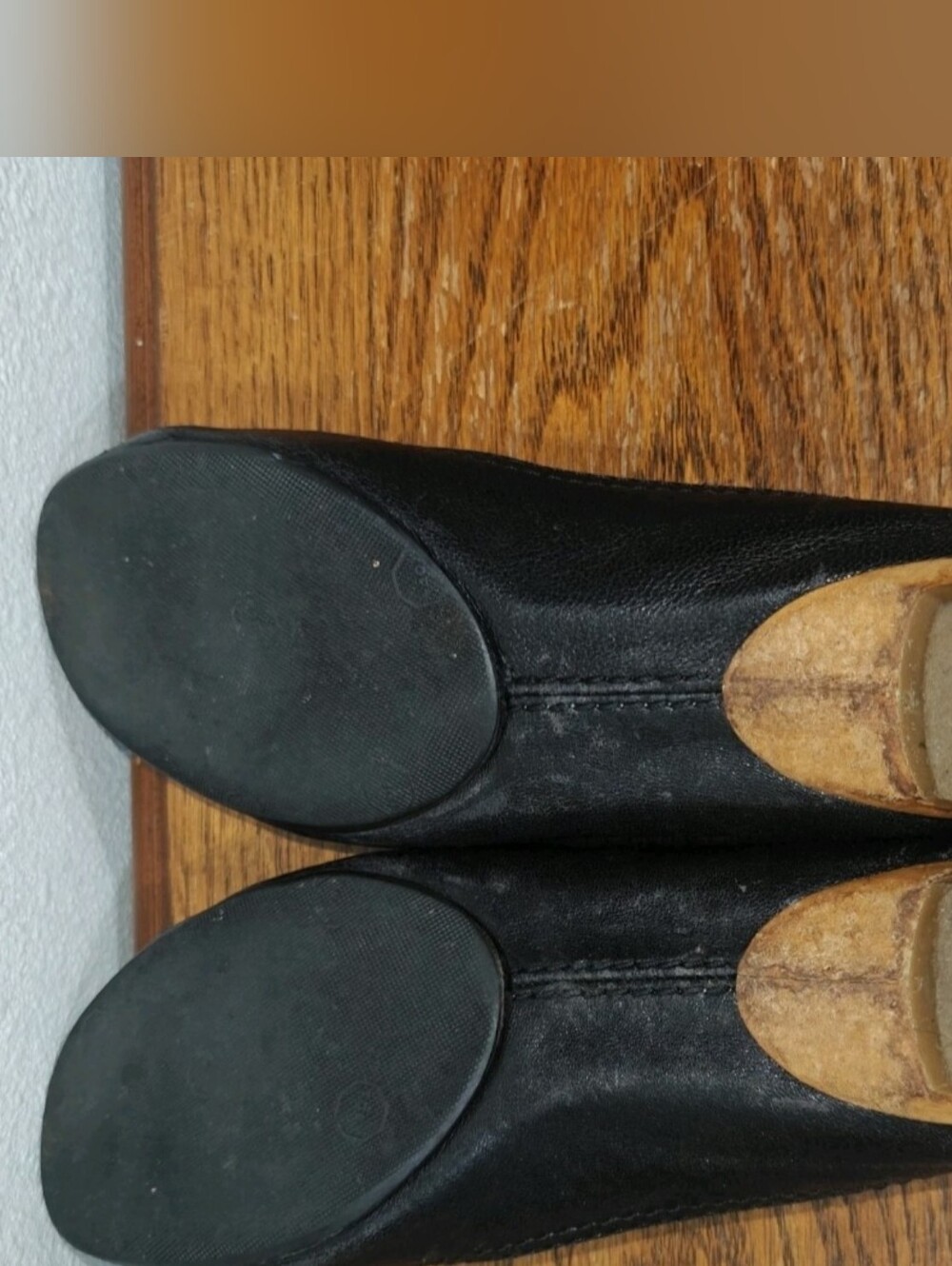 Chloe Black Ballet Flats Leather EU 38 US 7.5 Classic Chloé - Picture 9 of 11